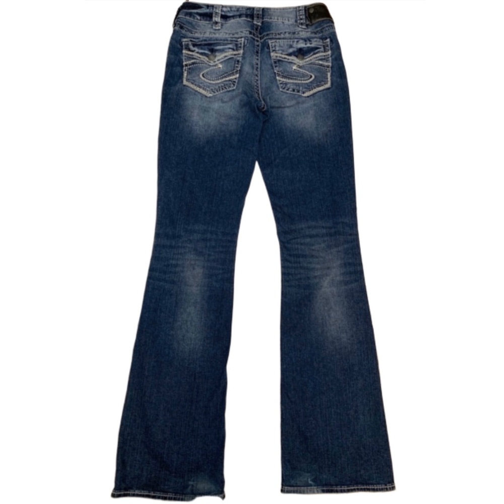 Silver Women’s Jeans Suki Mid Boot Fluid Denim - Picture 2 of 7